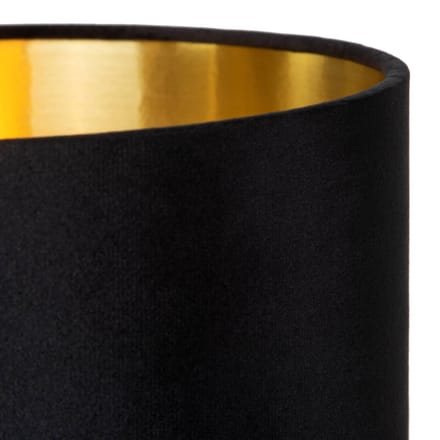 Lucide Vloerlamp Esterad, zwart, Ø 34 cm, hoogte 100 cm, glas