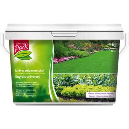 Central Park Universele Meststof 4kg Emmer