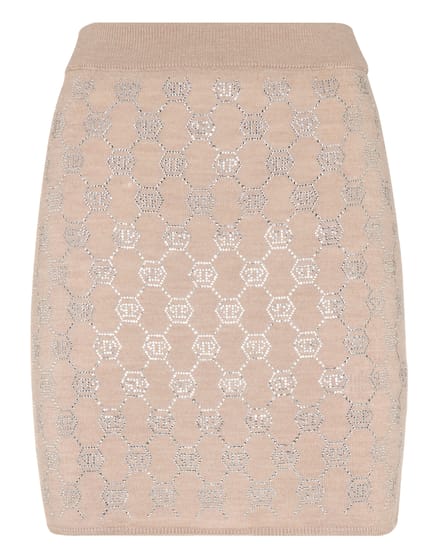Gebreide Korte Rok Monogram
