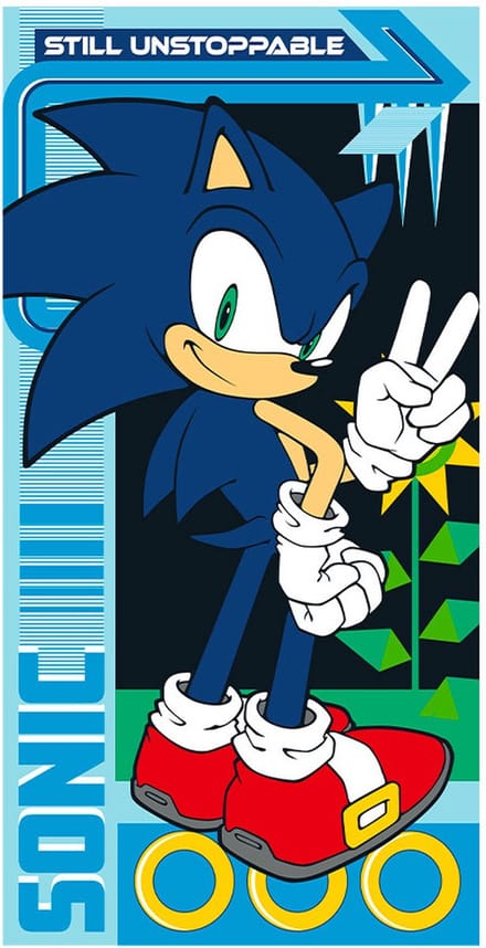 Sonic Strandlaken, Still Unstoppable - 70 x 140 cm - Polyester