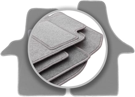 Grijze automatten voor: Volkswagen Transporter T5 bestelbus (2003-2015)