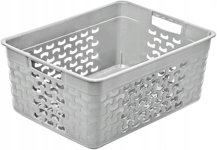 BranQ Cotton Mandje 6L Grijs - Stijlvolle Plastic Opberger