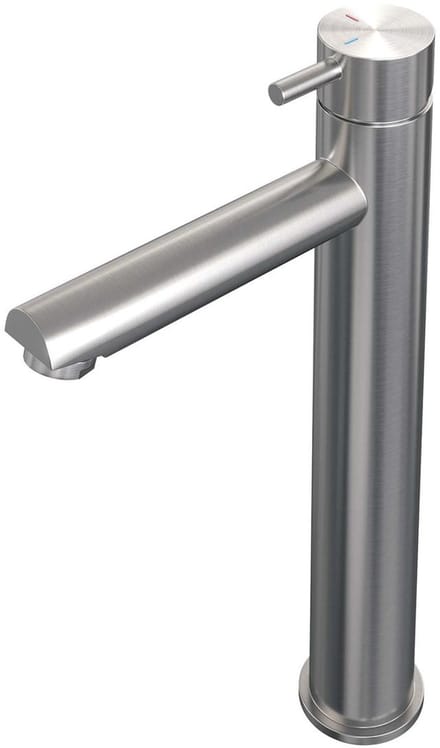 Brauer Brushed Edition Verhoogde Opbouw Wastafelmengkraan Model B RVS Geborsteld PVD