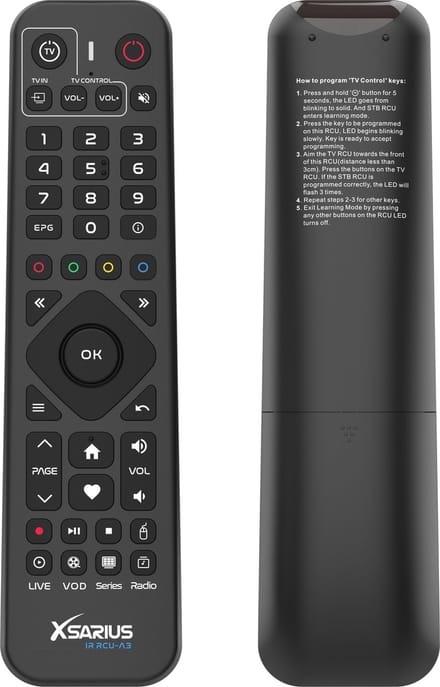 Xsarius Android Remote Control IR RCU-A3
