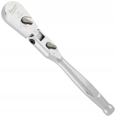 Milwaukee ratelsleutel 1/2" met verstelbare kop