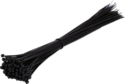 TD47 Kabelbinders 2.5 x 380 mm Zwart - Tie wraps - Tyraps
