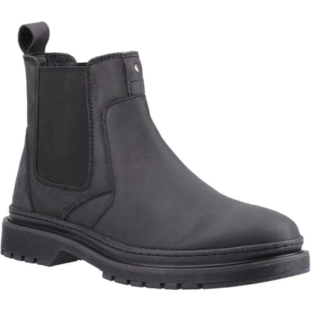 Hush Puppies Jamie Leren Heren Zwarte Laarzen