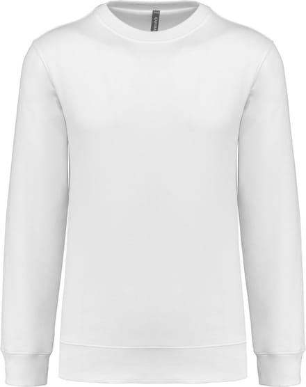 Kariban Sweater ronde hals 80/20 uniseks K4035 - White - M