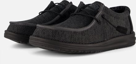 HEYDUDE Wally Sox Instappers zwart Canvas - Maat 44