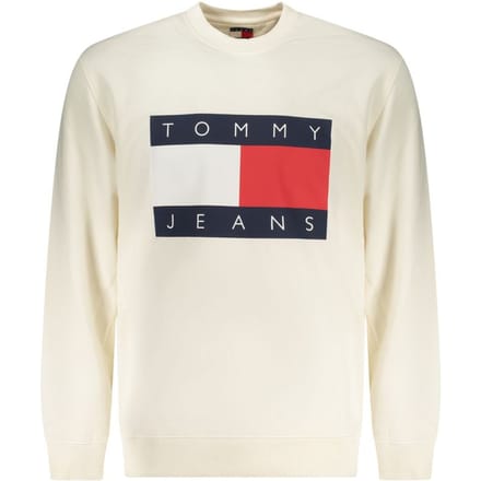 Tommy Hilfiger Witte Katoenen Heren Sweatshirt