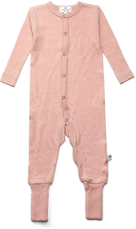 Wollen baby pakje / playsuit - Merinowol - Misty Rose 68
