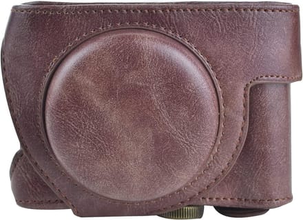 Vintage PU Leren Camera Case voor Sony ZV1 - Bescherming, Stijlvolle Accessoires en Functionaliteit