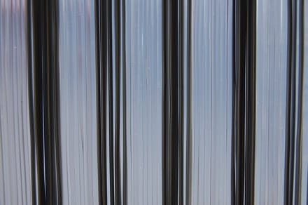 Vliegengordijn Trento 1, 100x230 cm, grijs-transparant