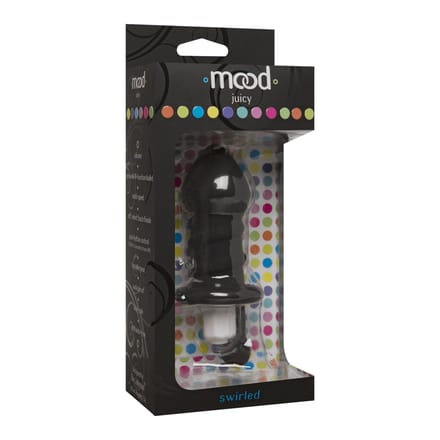Doc Johnson Juicy Swirled - Butt Plug black