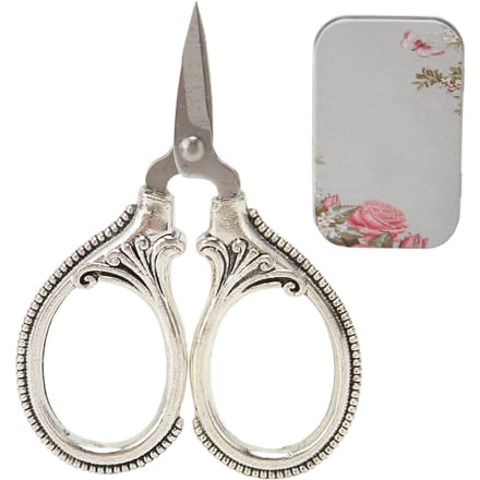 Borduur naaigaren Mini Retro Schaar Roestvrij Staal Handwerk Zakscissors Antiek gray