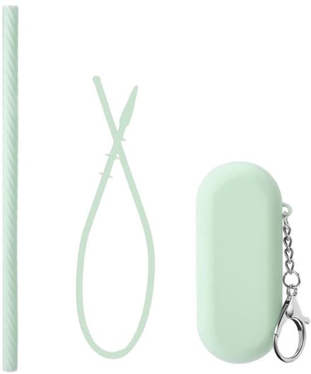 Set van 4 herbruikbare silicone rietsjes Dailygoody