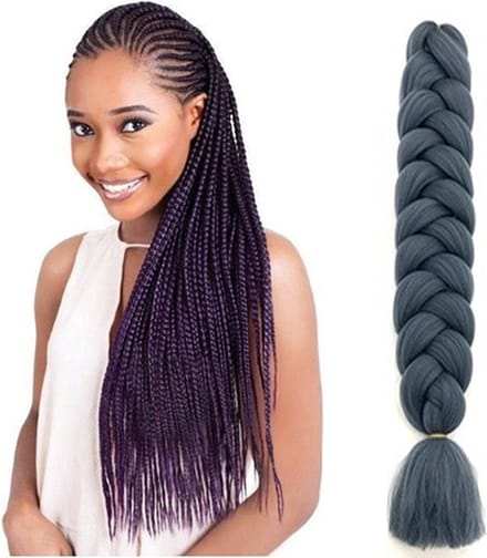 X-Pression Ultra Braid Premium - Vlechthaar Ash Grey - Synthetisch haar