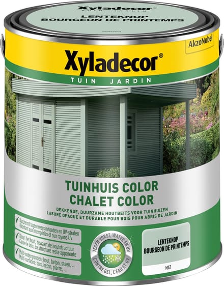 Xyladecor - Tuinhuis Color - Lente Knop - 2,5 L