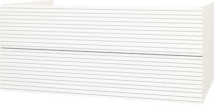 Elite Onderkast - Horizontaal Reliëf - 120 cm - Licht Hout