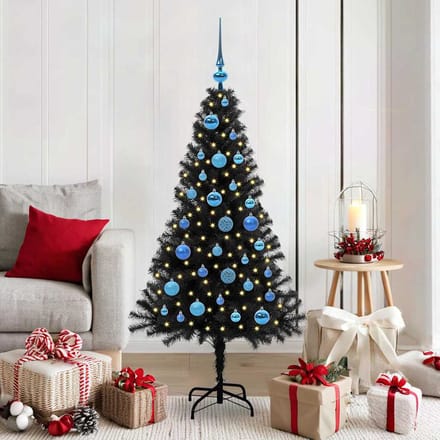 vidaXL - Kerstboom - Zwart - 150 - cm - PVC