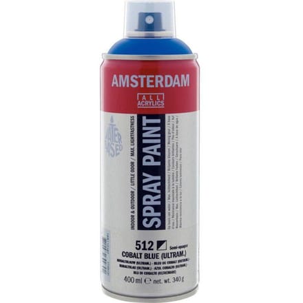 Spraypaint - 512 Kobaltblauw Ultramarijn - Amsterdam - 400 ml