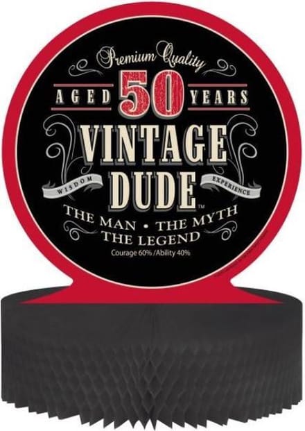 BIGIEMME SRL - Tafelversiering Vintage 50 jaar