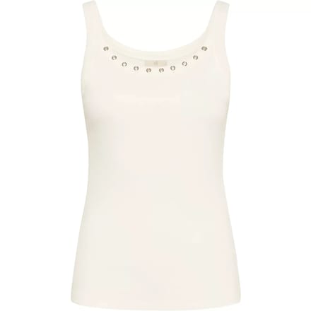 Damestanktop KAFFE Carna Eyelets
