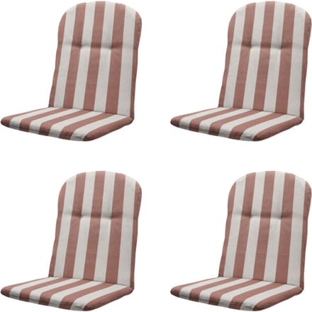 Madison kuipstoelkussen hoge rug amora - 96x45x3,5cm set van 4