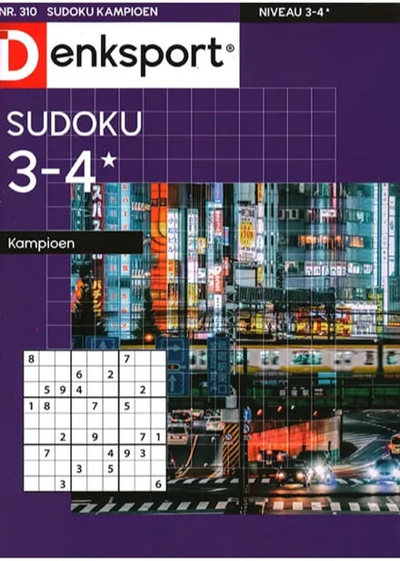 Denksport Sudoku Kampioen - 310 2025