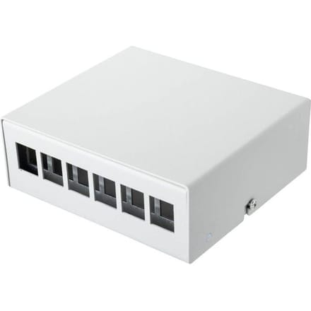 Renkforce 6 poorten Zonder connectoren Aansluittechniek: Keystone module