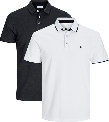 Jack & Jones Heren poloshirt 2 pack Paulos - Slim Fit