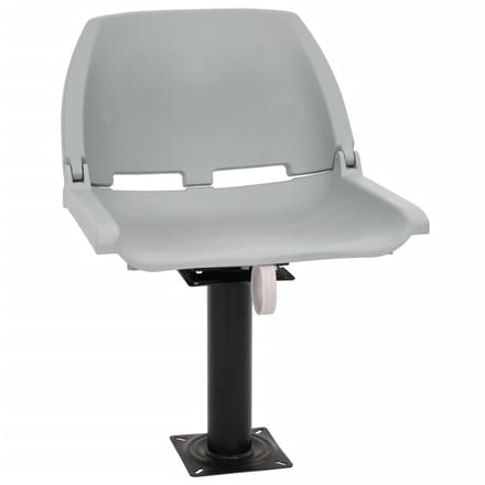 vidaXL - Bootstoel - met - poot - 360° - draaibaar