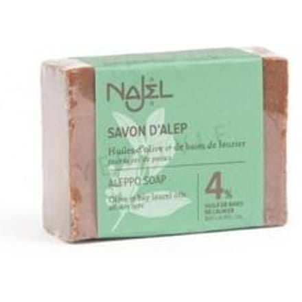 Najel Aleppo Olijfzeep 4% laurierolie 155 Gram