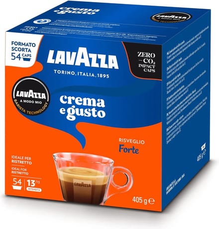 Lavazza Crema e Gusto Forte capsules A Modo Mio 54 stuks krachtige espresso