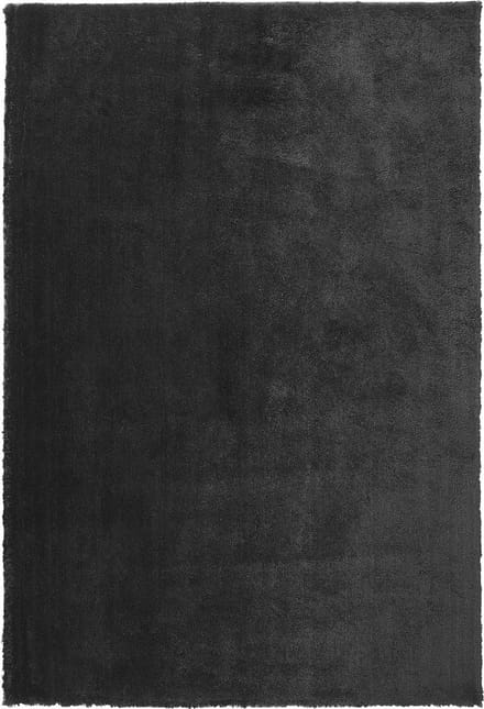 EVREN - Shaggy vloerkleed - Zwart - 140 x 200 cm - Polyester
