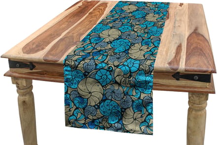 Abakuhaus Tafelloper Schelp – Maritiem Thema – 40x180 cm – 100% Polyester