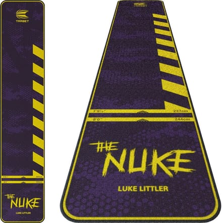 Target Luke Littler The Nuke Dart Mat 60 cm
