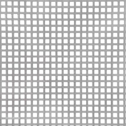 Geperforeerde Plaat Staal 250x500x1mm met Vierkante Gaten