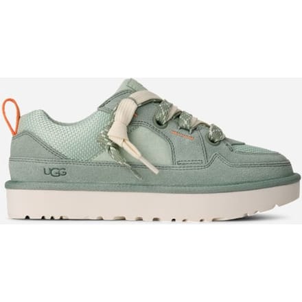 UGG® Lo Lowmel Trainer in Artichoke, Size 5, Suede/Textile/Polyester