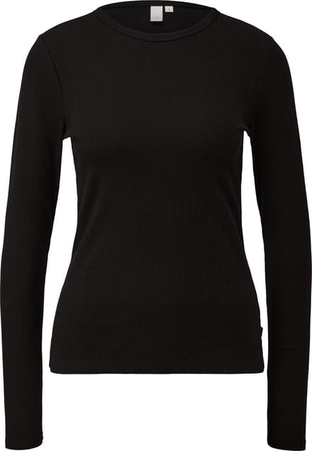 Q/S designed by - T-shirt - Maat M - Vrouwen - wit - katoen