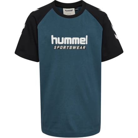 T-shirt met kinderlogo Hummel