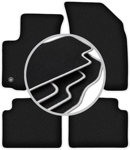 CARLUX-SILVER automatten voor: Daewoo Kalos hatchback, sedan (2002-2011)