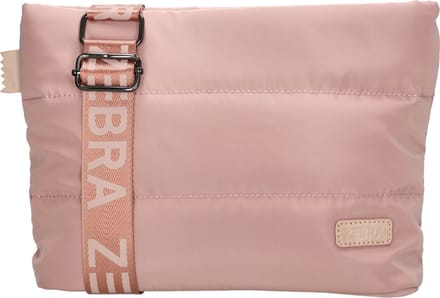 Zebra Trends Elske Crossbody Schoudertas - Trendy Puffer Dames Tas - Oudroze