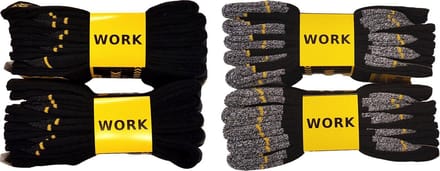 Werksokken 20 Paar Multipack Zwart en Grijs Maat 43/46