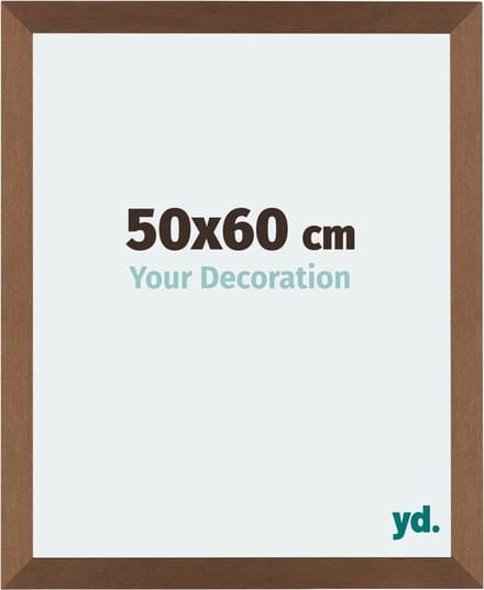 Your Decoration - Fotolijst 50x60 cm - MDF - Koper Decor - Mura