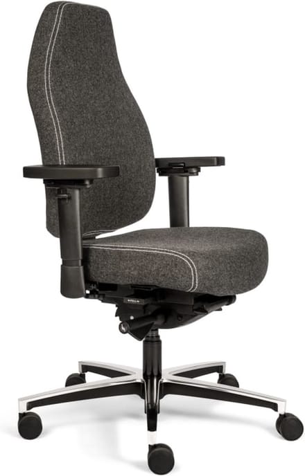 Sit And Move Therapod X Standaard - Donkergrijs Wolvilt - Bureaustoel