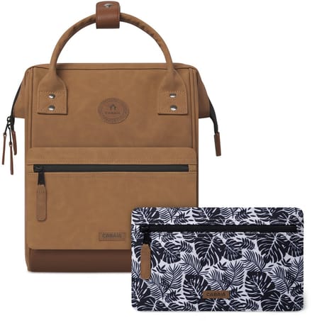 Cabaia - Rugzak Adventurer Small Moscow - 10L - Laptopvak 10,5 inch - Bruin