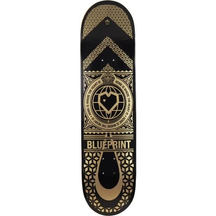 Skateboard Blueprint Home Heart