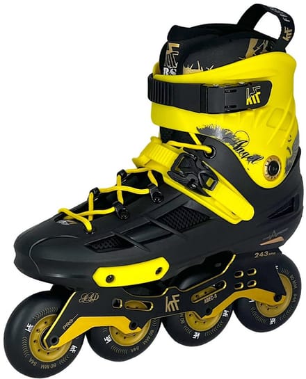 Krf Angel 4x80 Inline Skates Geel EU 40