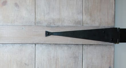 Zwarte kast scharnier 280 mm